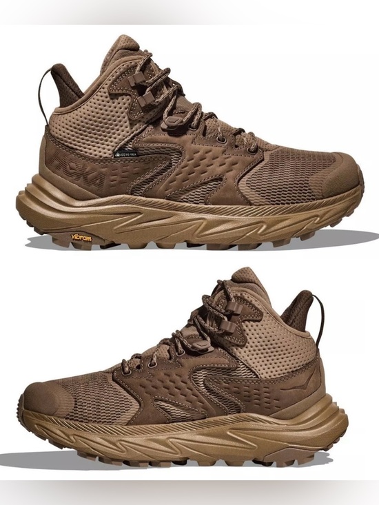 Hoka One One Shoes - Hoka ONE ONE Anacapa 2 Mid GTX Gore-Tex Rye Bark 1142831F RYBR Hiking Shoes NEW
